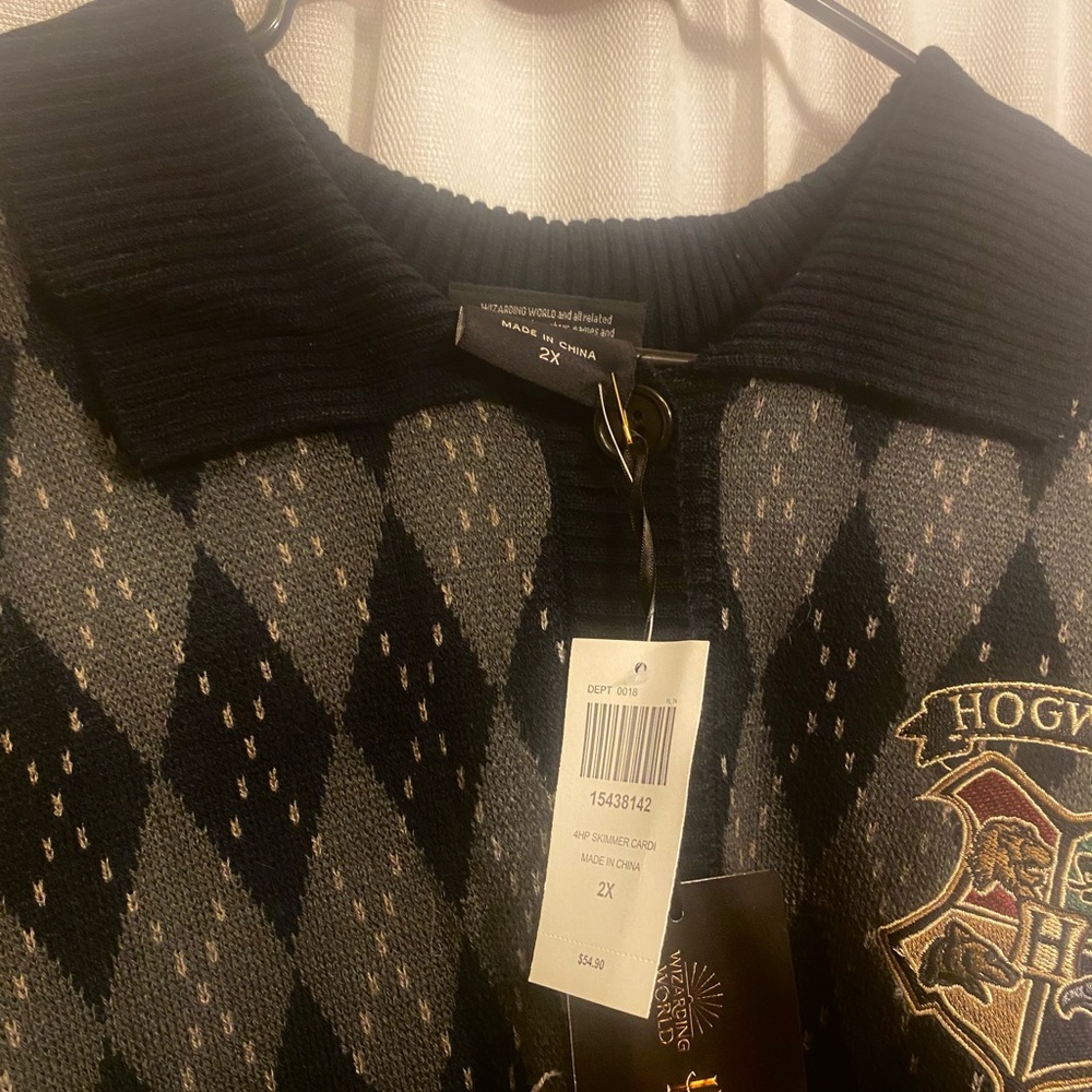 Harry Potter Cardigan nwt